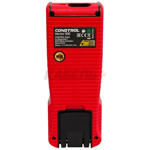 Дальномер лазерный Vector 100 (Красный / 100 м +- 1,5 мм / Li-lon / Smart Measure / Чехол), CONDTROL