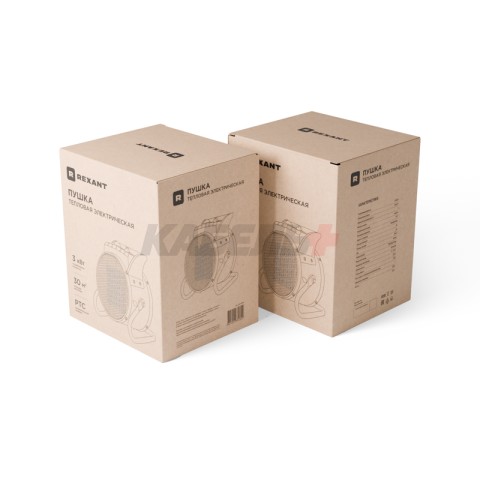 Пушка тепловая электрическая, круглая, PTC, 3кВт REXANT