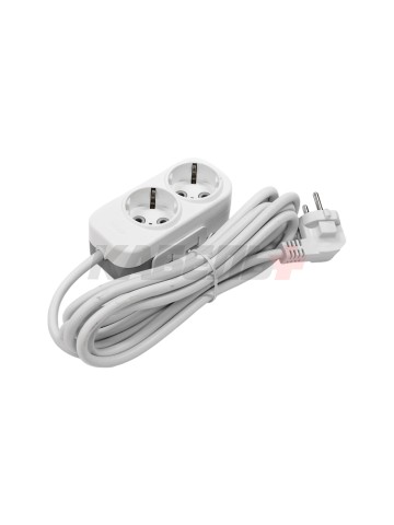 EL-BI,Myra,удлинитель 2гн3м с/з белый,527-010203-221
