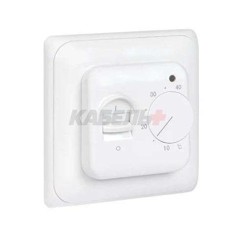 Термостат для теплых полов механический белый 16 A 230В EKF