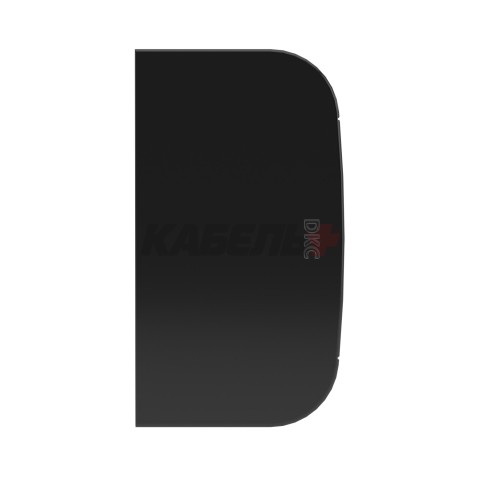 Заглушка 90х50 мм, черная DKC