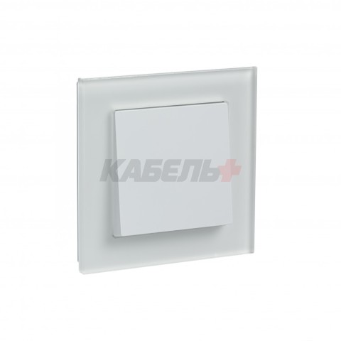 ATLASDESIGN NATURE 1-постовая РАМКА, МАТОВОЕ ОРГАНИЧЕСКОЕ СТЕКЛО БЕЛЫЙ