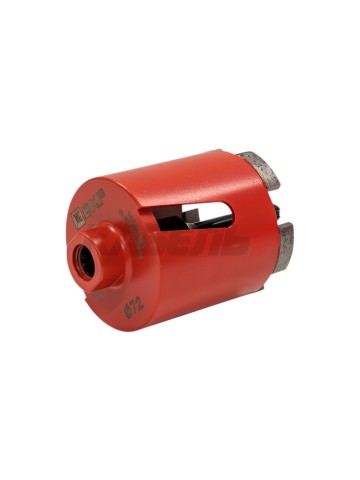 Коронка алмазная DCH-72 Laser M16 SDS-plus EKF Expert
