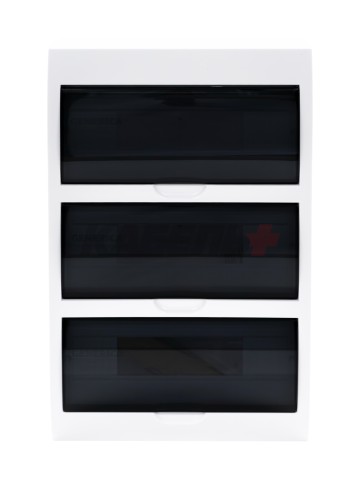 Корпус пластиковый ЩРН-П-36 черная прозрачная дверь IP41 GENERICA