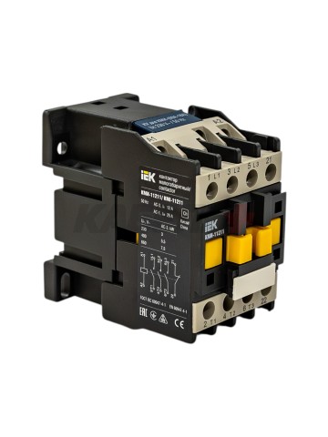 Контактор КМИ-11211 12А 230В/АС3 1NC IEK