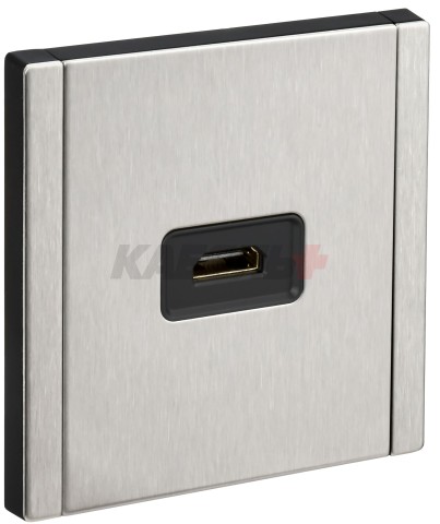 FORTE&PIANO Розетка HDMI FP740M металл никель IEK