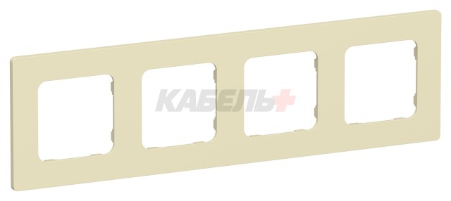 FLITE Рамка 4-местная РУ-4-К-ФлН навахо IEK