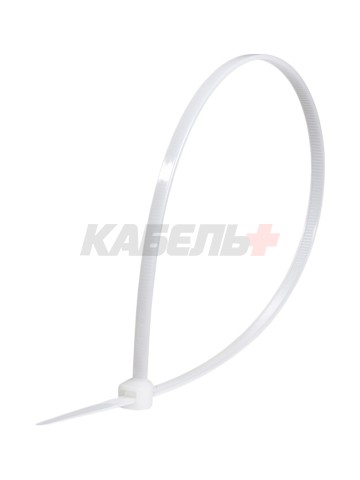 Нейлоновый Хомут 4,5х350 белый, упаковка 100 шт.