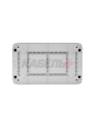 TEKFOR Корпус пластиковый КМПн-18 IP65 черная прозрачная дверь IEK