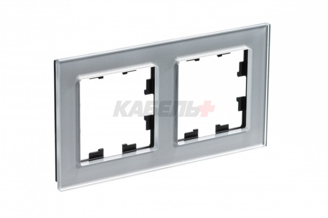 ATLASDESIGN NATURE 2-постовая РАМКА, ОРГАНИЧЕСКОЕ СТЕКЛО АЛЮМИНИЙ