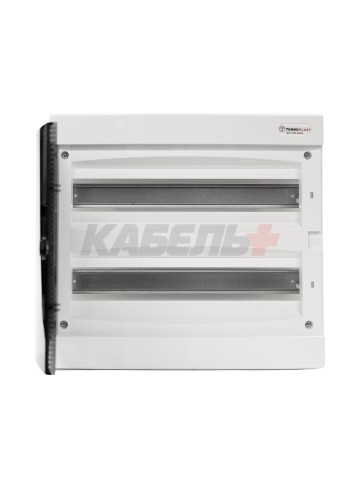 U2x18C, Щит встраиваемый, 2 ряда, 36 мод., прозрач. дверца, IP40