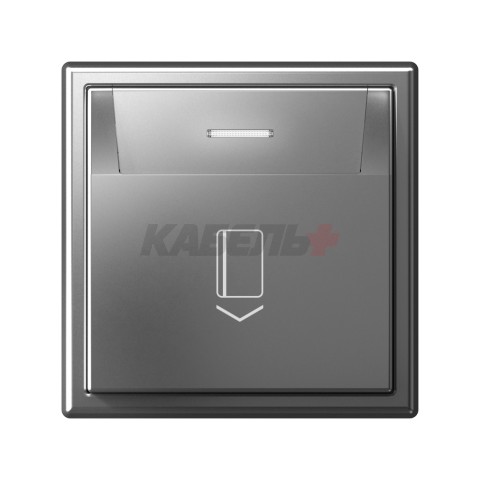 ARTGALLERY ВЫКЛЮЧАТЕЛЬ карточный 10А, без задержки времени, быстр.клемм., СТАЛЬ