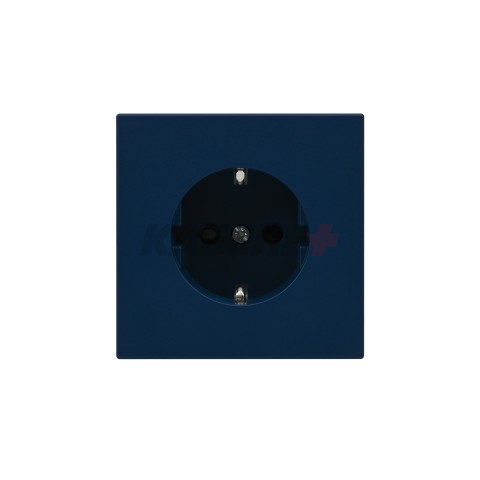 ARTGALLERY РОЗЕТКА с заземлением со шторками, 16А, механизм, быстрозажим. клем., АКВАМАРИН