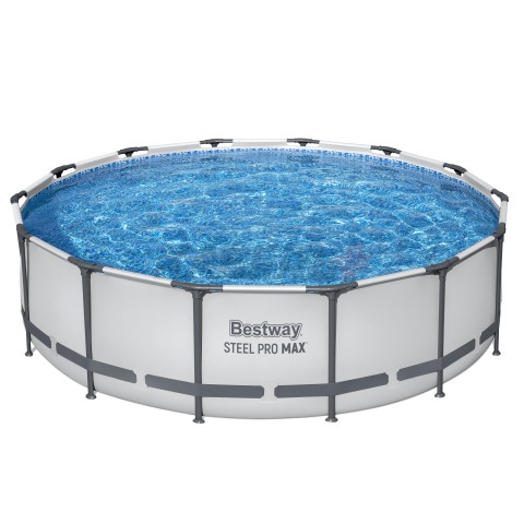 56950 NEW Каркасный бассейн Steel Pro Max 427х107см фил.-насос 3028л/ч, лестница, тент BESTWAY