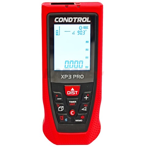 Дальномер лазерный XP3 Pro (Красный / 120 м/ +- 1.5 мм / 3хAAA Smatr Measure / Чехол), CONDTROL