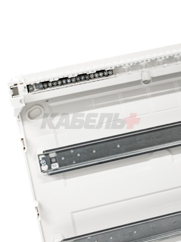 Щит открытой установки 54 места, винтовые клеммы, (500х390х99), IP-40 // Hager - Golf (Прозрачная матовая дверь)