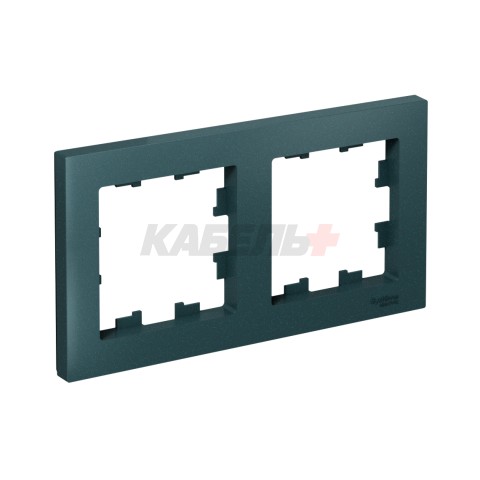 ATLASDESIGN 2-постовая РАМКА, универсальная, ИЗУМРУД