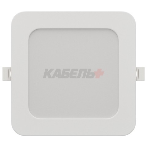 06-168 Панель светодиодная встраиваемая, 3 ССT, 18Вт, 230В/50Гц, 1440лм, 3000-4000-6500К, IP44, 170х170х26мм, квадрат, белый, посадочное отверстие Ø 140-160мм