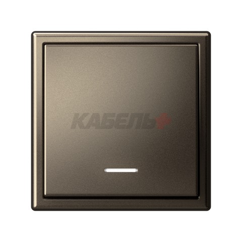 ARTGALLERY 1-клавишный ВЫКЛЮЧАТЕЛЬ с подсветкой, 10АХ, механизм, быстрозажим. клем., МОККО