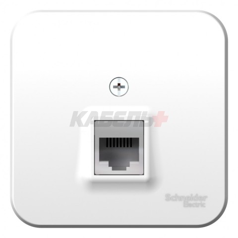 BLANCA О/У РОЗЕТКА компьютерная RJ45, кат.5E, ИЗОЛ.ПЛ., БЕЛЫЙ