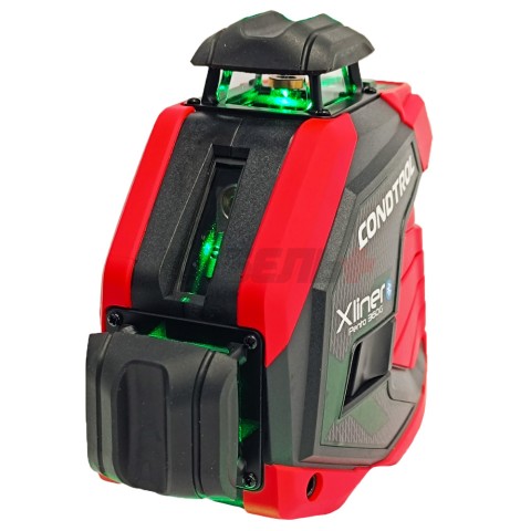 Нивелир лазерный Xliner Pento 360G (Зеленый / 40/80 м / 3 луча /+- 0.2 мм/м / Сумка), CONDTROL
