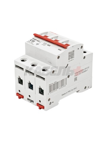 Автоматический выключатель YON max типа MD63N, 6кА, 3 полюса, хар-ка C, 32А DKC