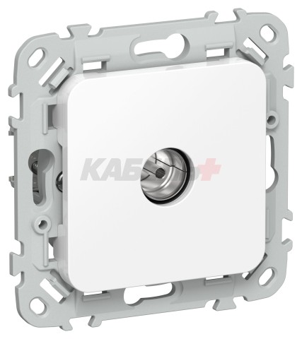 FLITE Розетка TV экранированная проходная тип M РТВм-1-1-2-ФлБ белый IEK