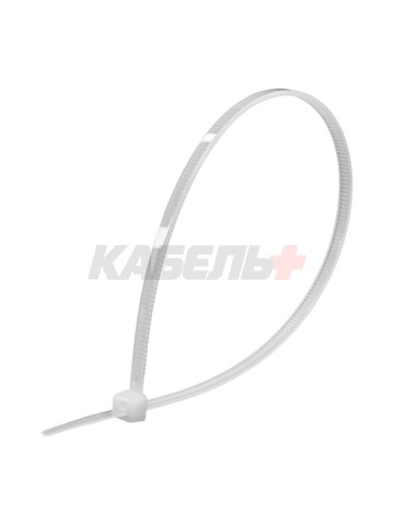 Нейлоновый Хомут 3,5х250 белый, упаковка 100 шт.