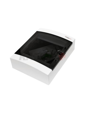 N24C IT, Щит навесной мультимедийный, 2 ряда, прозрач. дверца, IP40