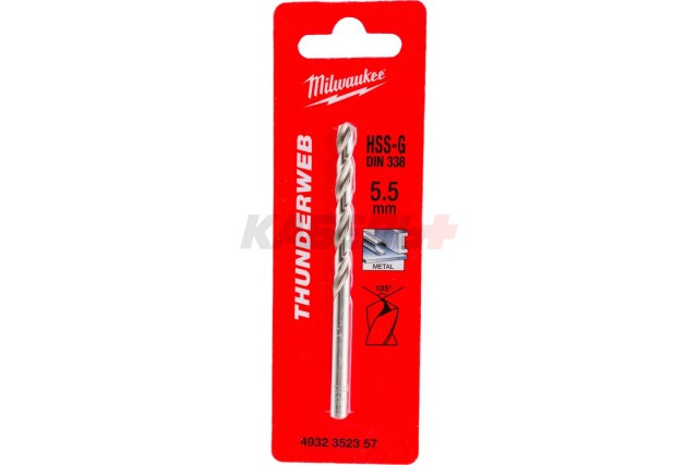 Сверло по металлу THUNDERWEB HSS-G 5.5x93 (1шт) Milwaukee