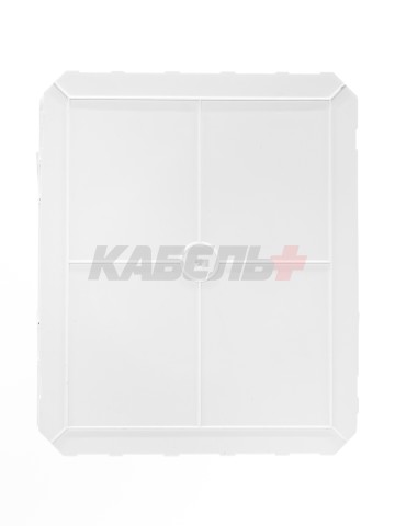Корпус пластиковый ЩРВ-П-24 черн. прозр. дверь IP41 GENERICA