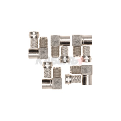 Переходник угловой гнездо F – гнездо TV PROconnect