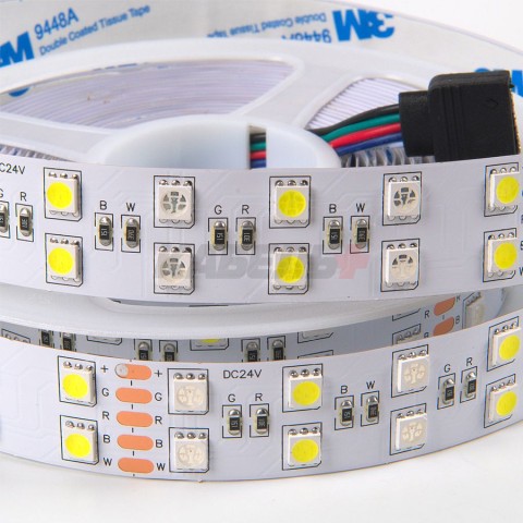 Лента светодиодная GLS-5050-120-28.8-24-IP20-RGB+6