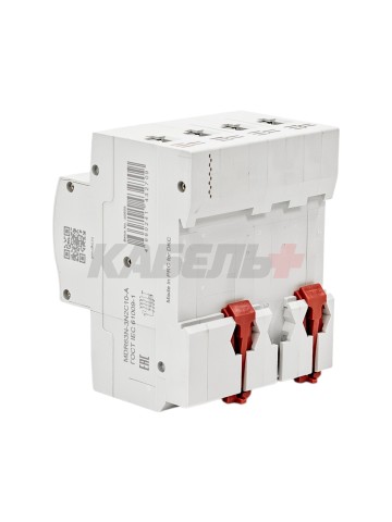 Дифавтомат YON max типа MDR, 3P+N, 30mA, 10A, хар-ка C, 6kA, тип A DKC