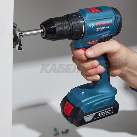 Шуруповерт GSR 185 LI аккумуляторный (50Nm / 2*2,0 Ah / BL / Кейс), BOSCH