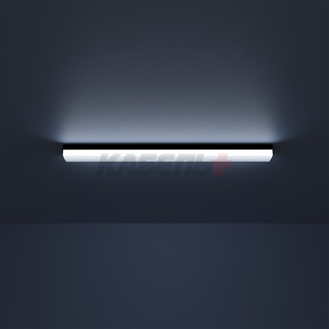 Св-к светодиодный матовый Gauss IP40 590x60x36мм 18W 1800Лм 6500K Shop Lighting черный 1/20
