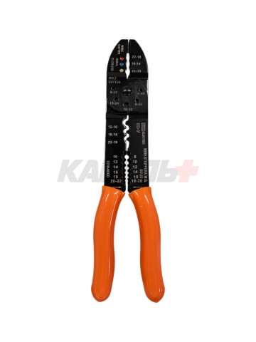 Клещи обжимные КО-У, универсальные (обжим, зачистка, винторез), "МастерЭлектрик" TDM