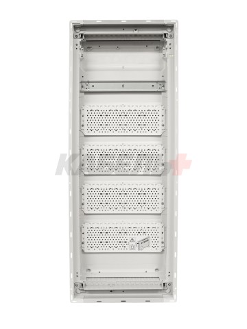Щит скрытой установки Multimedia, (881х348х89) IP-30 // Hager - Volta (Белая дверь с перфорацией)
