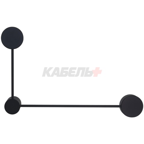 Светильник WOLTA WSL-GX53/13-L под лампу GX53 Черный MOLECULE