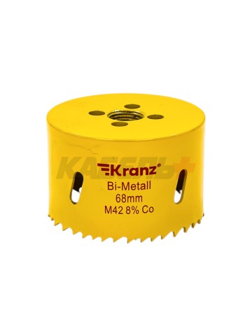 Коронка Bimetal 68мм KRANZ, KR-92-0235