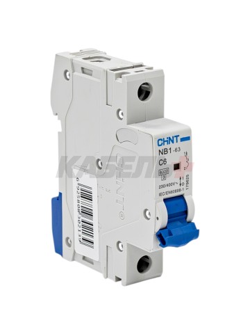 Автоматический выключатель NB1-63 1P 06A 6kA х-ка C (DB) (R)