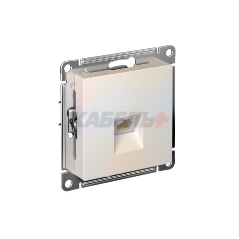 ATLASDESIGN РОЗЕТКА компьютерная RJ45 кат. 5e, механизм, ЖЕМЧУГ