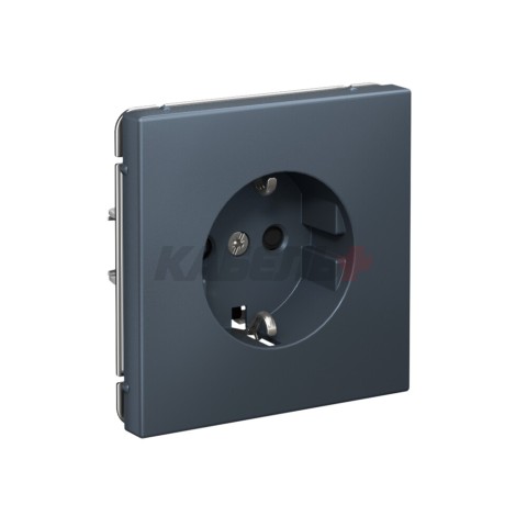 ARTGALLERY РОЗЕТКА с заземлением со шторками, 16А, механизм, быстрозажим. клем., ГРИФЕЛЬ