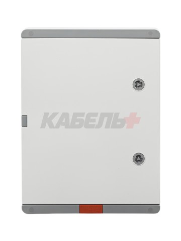 Пластиковый корпус 400х300х170 (ВхШхГ) серая дверь, с монтажной платой, Design Pro Series IP67