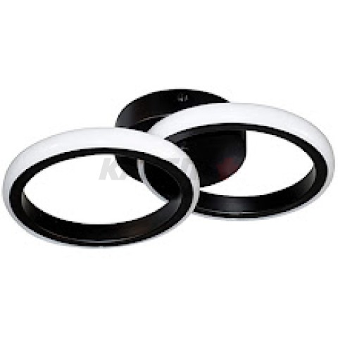 Светильник H7689/2 36Вт черный