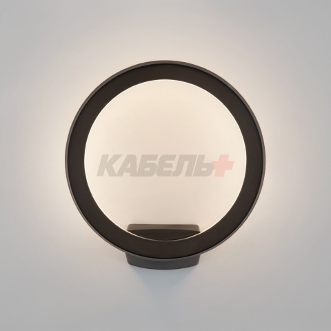 1710 TECHNO LED / Светильник садово-парковый со светодиодами Ring чёрный