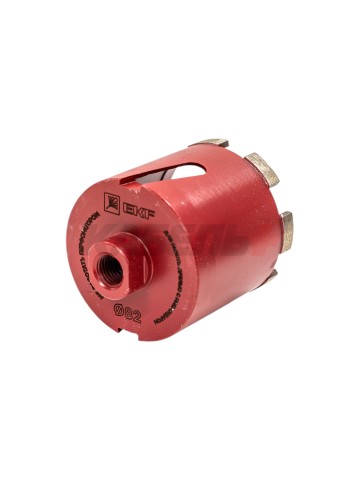 Коронка алмазная для дрелей с микроударом DCH-82MH Micro Hit Laser M16 EKF Professional