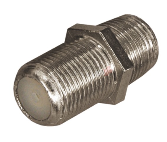 Переходник гнездо F – гнездо F, бочка с кольцом REXANT