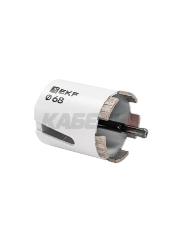 Коронка алмазная Turbo Fast 68 DCH-68TRB Laser M16 EKF Expert