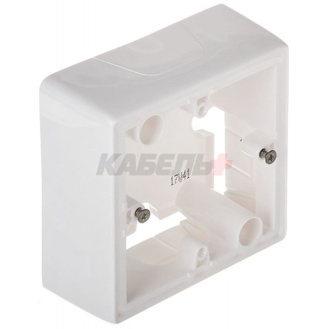Valena - Коробка для наклад. монтажа 1пост, белый